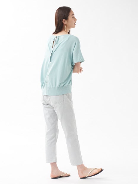 ドライコットンドルマンニット