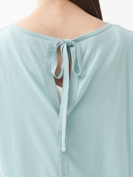 ドライコットンドルマンニット