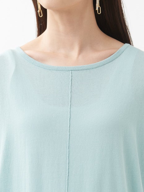 ドライコットンドルマンニット