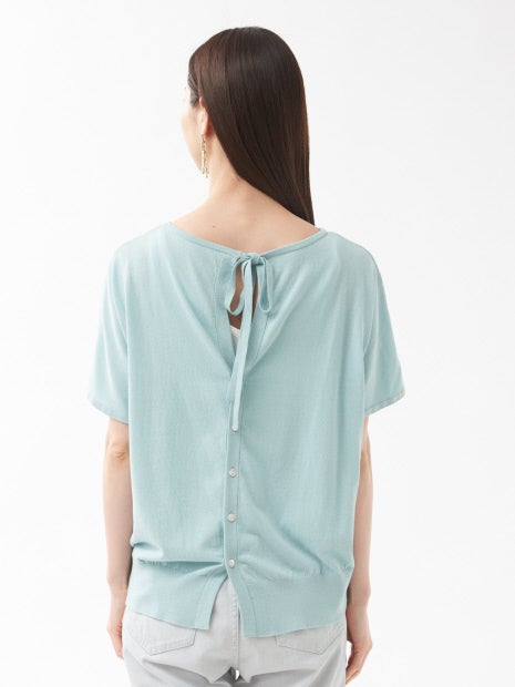 ドライコットンドルマンニット