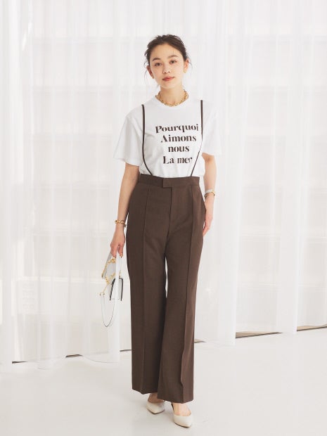 サスペンダーパンツ