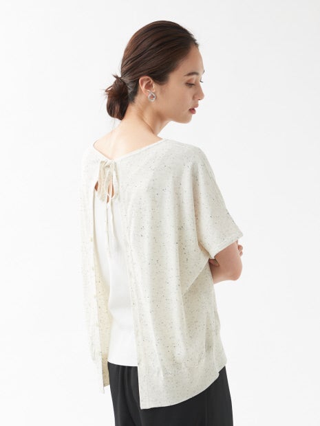 ドライコットンドルマンニット