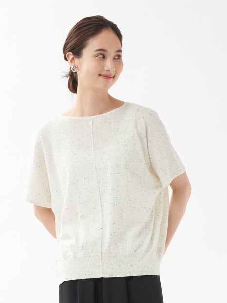 ドライコットンドルマンニット