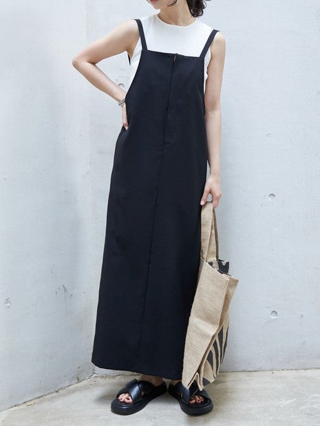 ドライタッチストレッチジャンパースカート