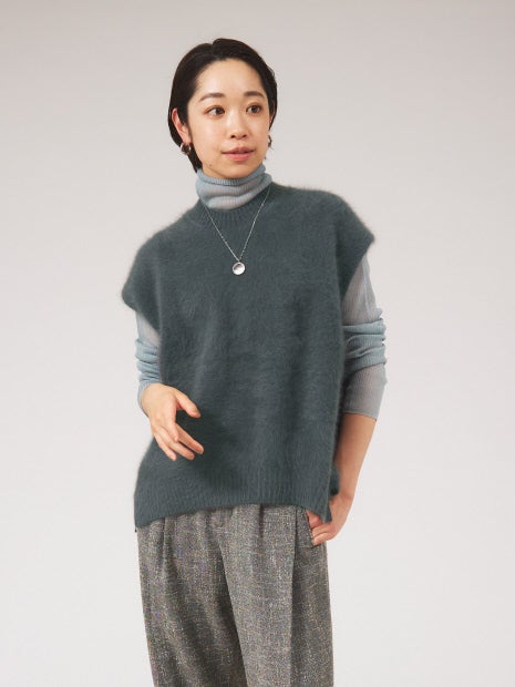ラクーンフォックスニットノースリーブ