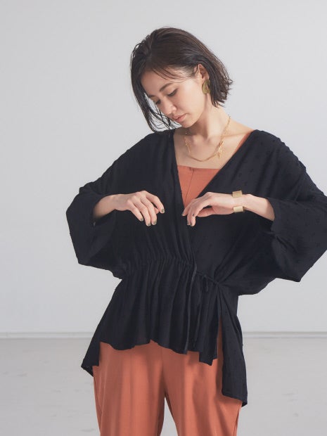 ドビーカシュクールブラウス