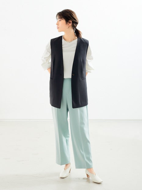 【感嘆パンツ】セミワイドパンツ