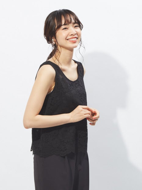レース2WAYブラウス