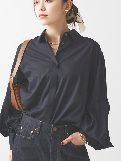 スリーブボリュームシャツ