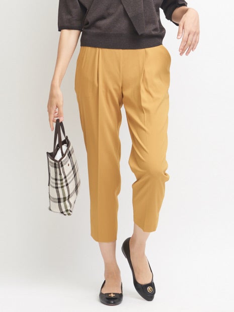 【STORYコラボ】バックサテンスリットテーパードパンツ