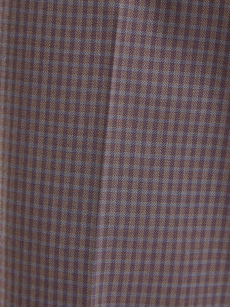 【Recency of Mine】ツイルストレッチ シャンブレー スモールチェックパンツ