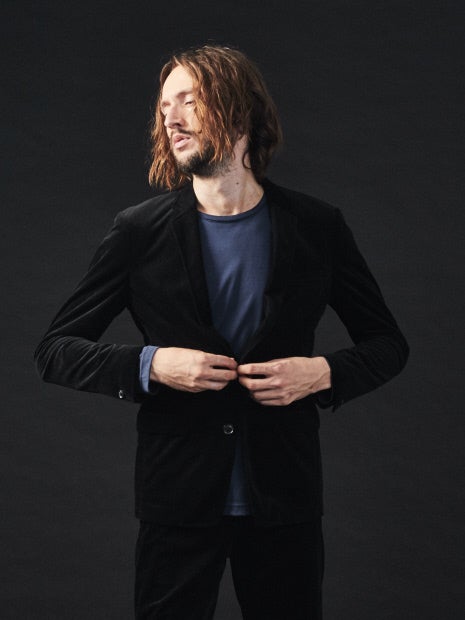 【セットアップ対応】機能素材マイクロベロアツイルノッチドラペルジャケット