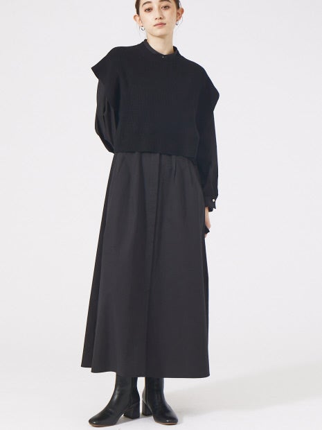 ニットコンビワンピース