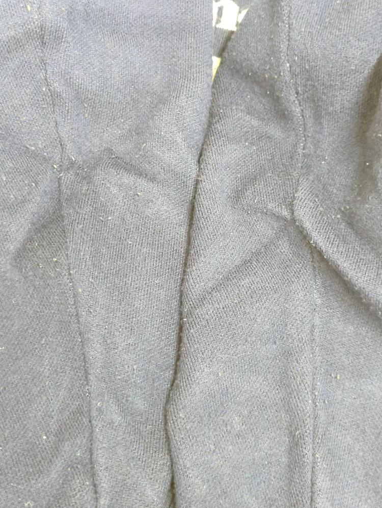 LETTERED HALF ZIP SWEATER