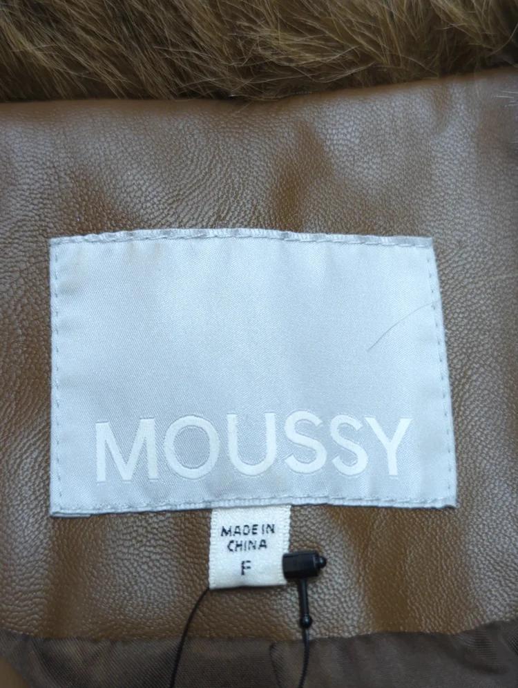 F/FUR STAND COLLAR JACKET