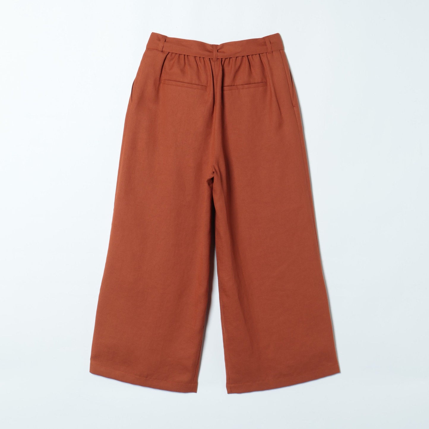 ライトファインツイル 共布ベルト付きパンツ