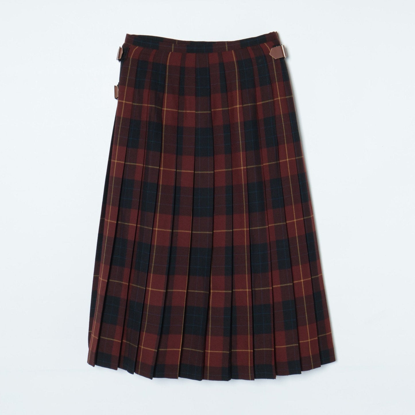 【店舗限定】ビッグチェック ロングキルトスカート
