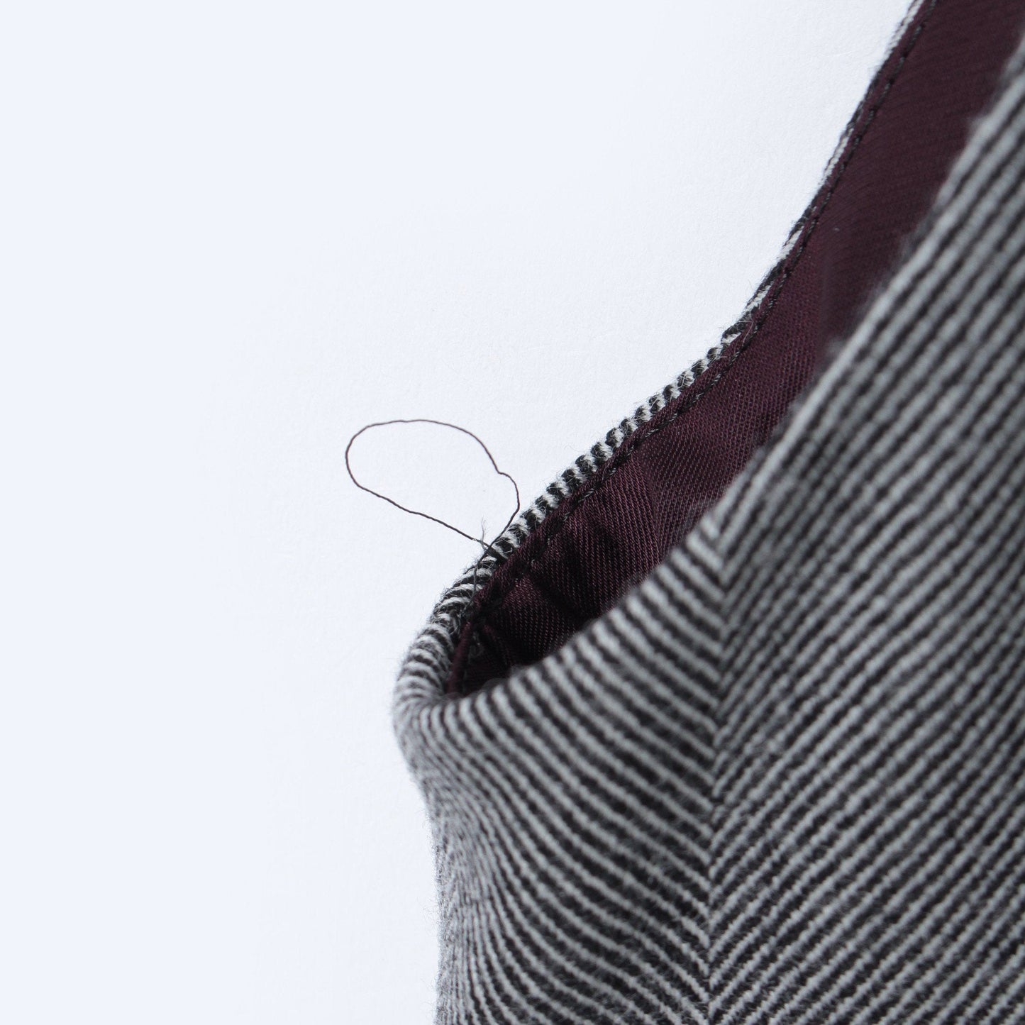 【店舗限定】ウールヘリンボーン レイヤードワンピース(ジャンパースカート)