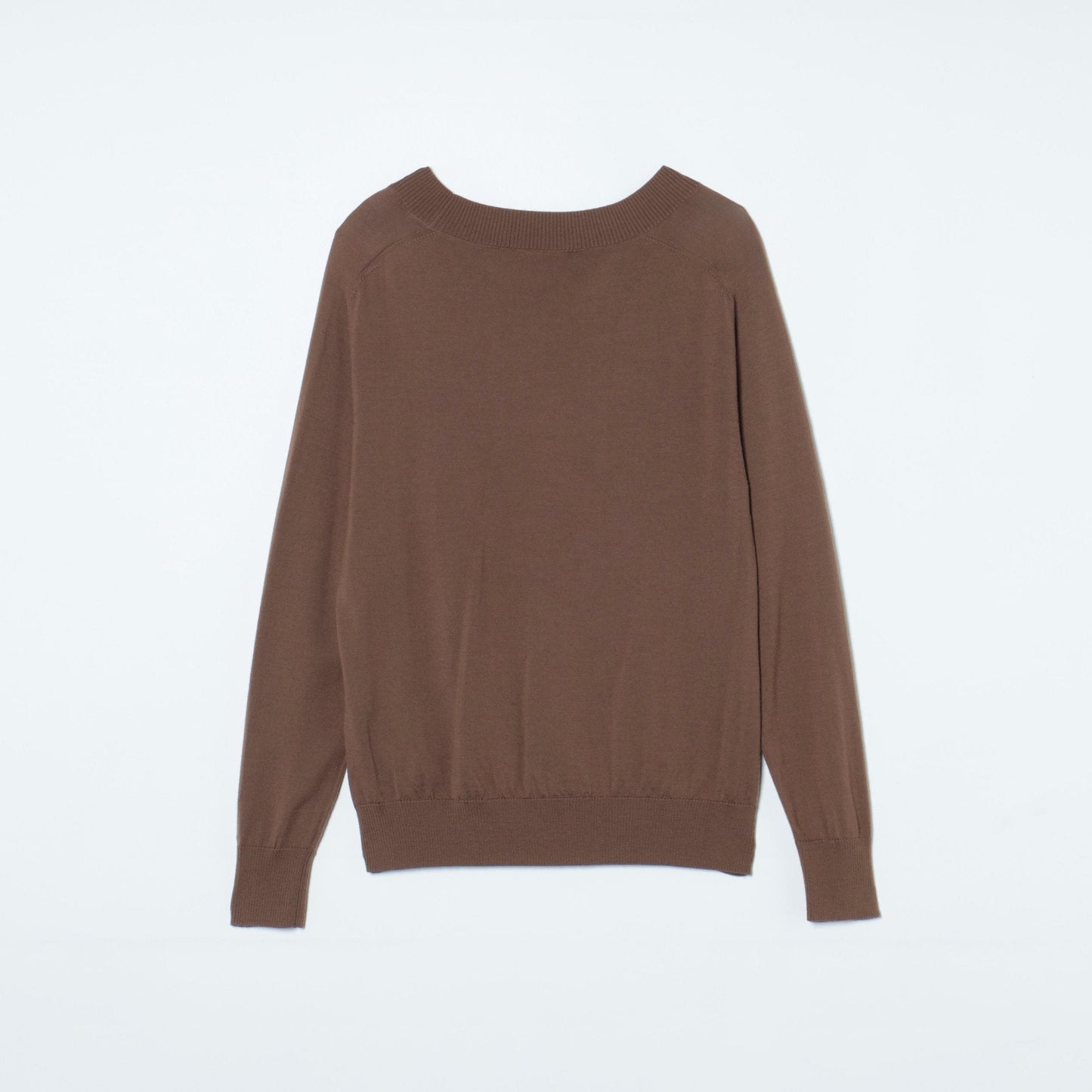 WASHABLE CASH WOOL モックネックニットプルオーバー