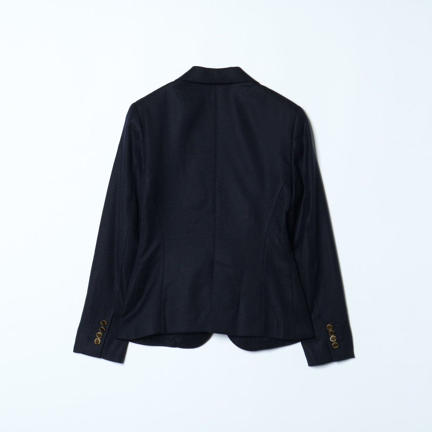 NY Blazer/ブライトカルゼ 3パッチ2釦ブレザー