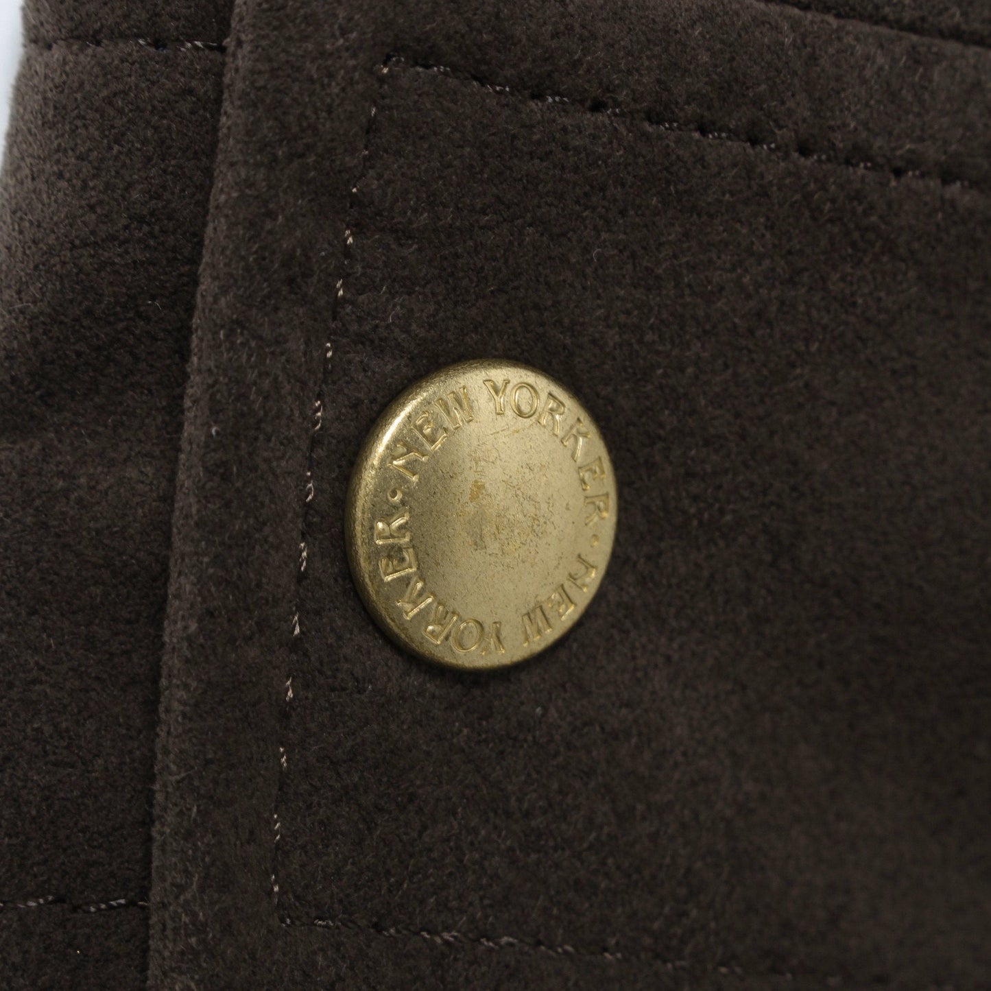 異素材コンビ ジップアップブルゾン