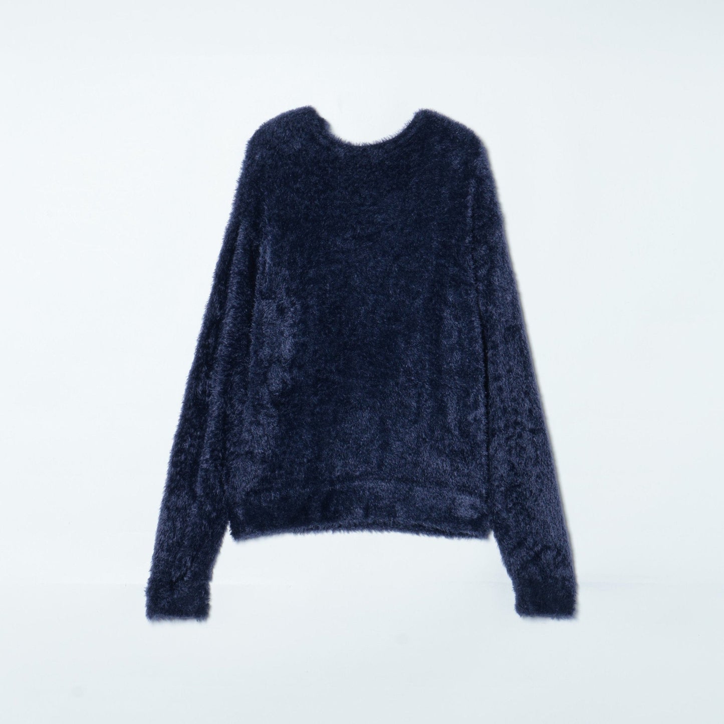 フェザーヤーンVネックニットプルオーバー