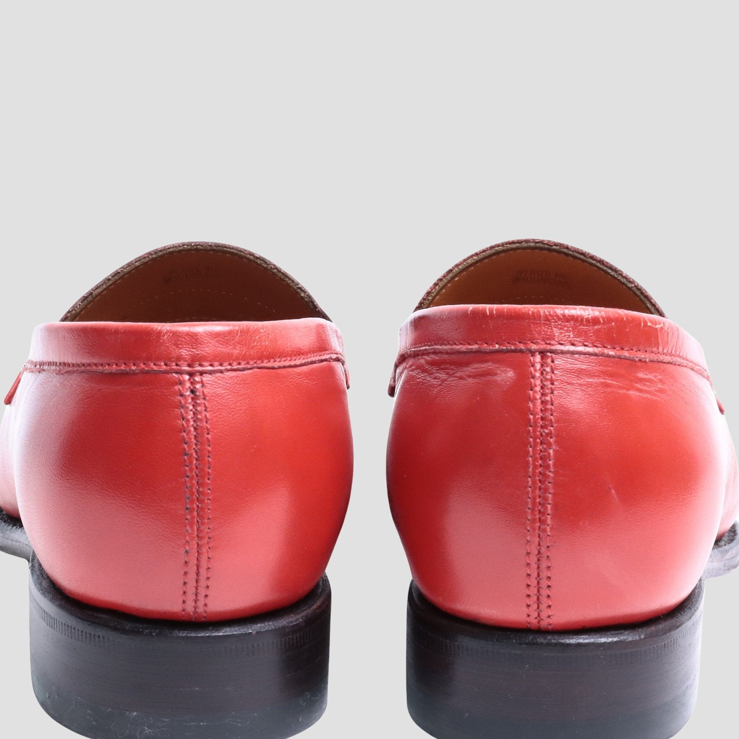 98689 / CALF / RED / LEATHER SOLE / UK5.0(24.0cm)