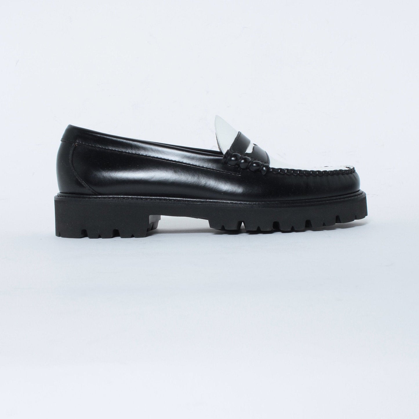 BA11510 / LTHR / BLACK/WHITE / EXTRA LIGHT SOLE / US9.0(27.0cm)