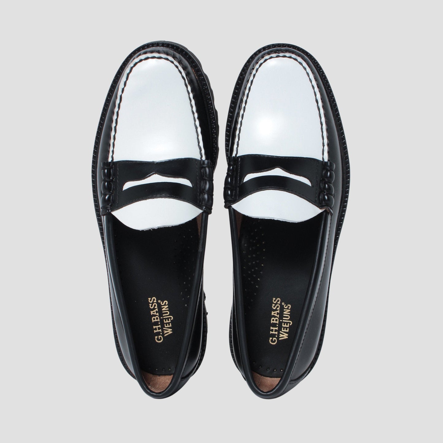 BA11510 / LTHR / BLACK/WHITE / EXTRA LIGHT SOLE / US9.0(27.0cm)