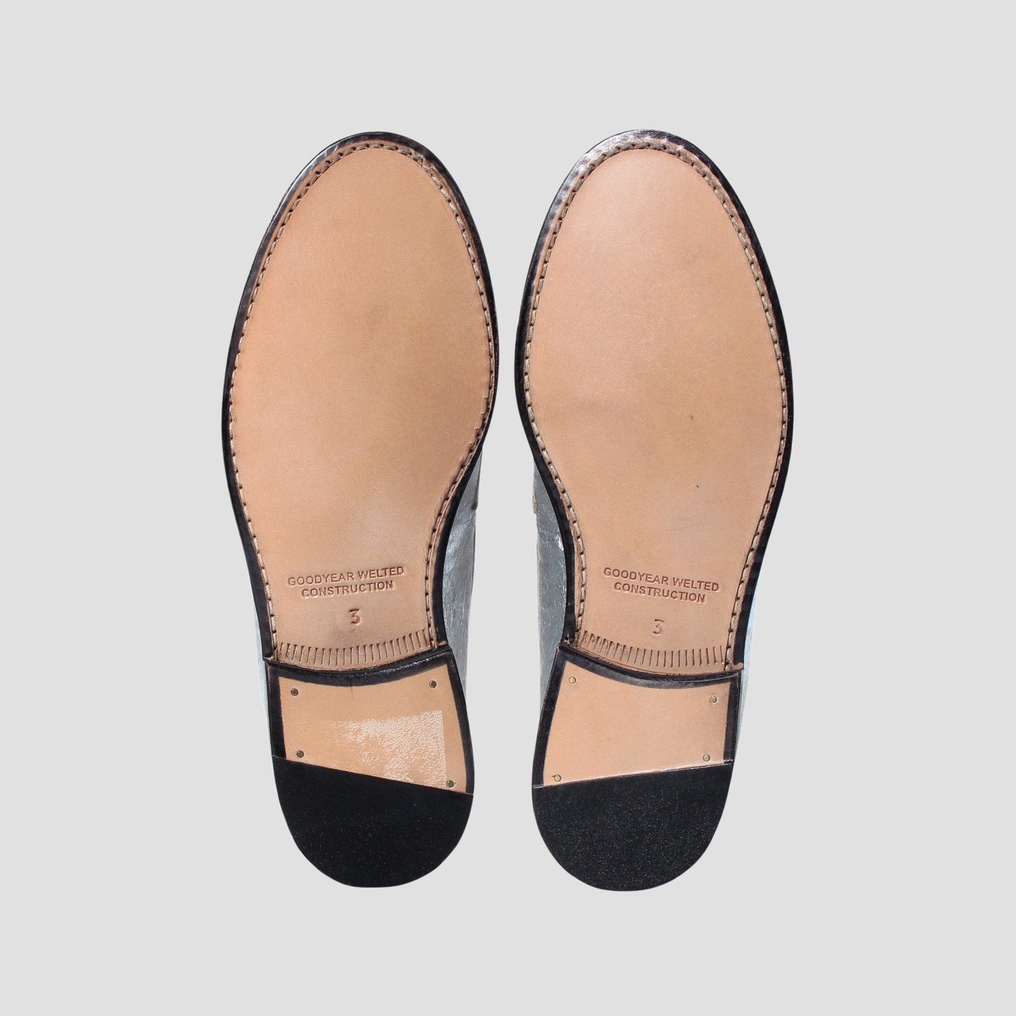99036 / PINATEX / SILVER / LEATHER SOLE / UK3.0(22.0cm)