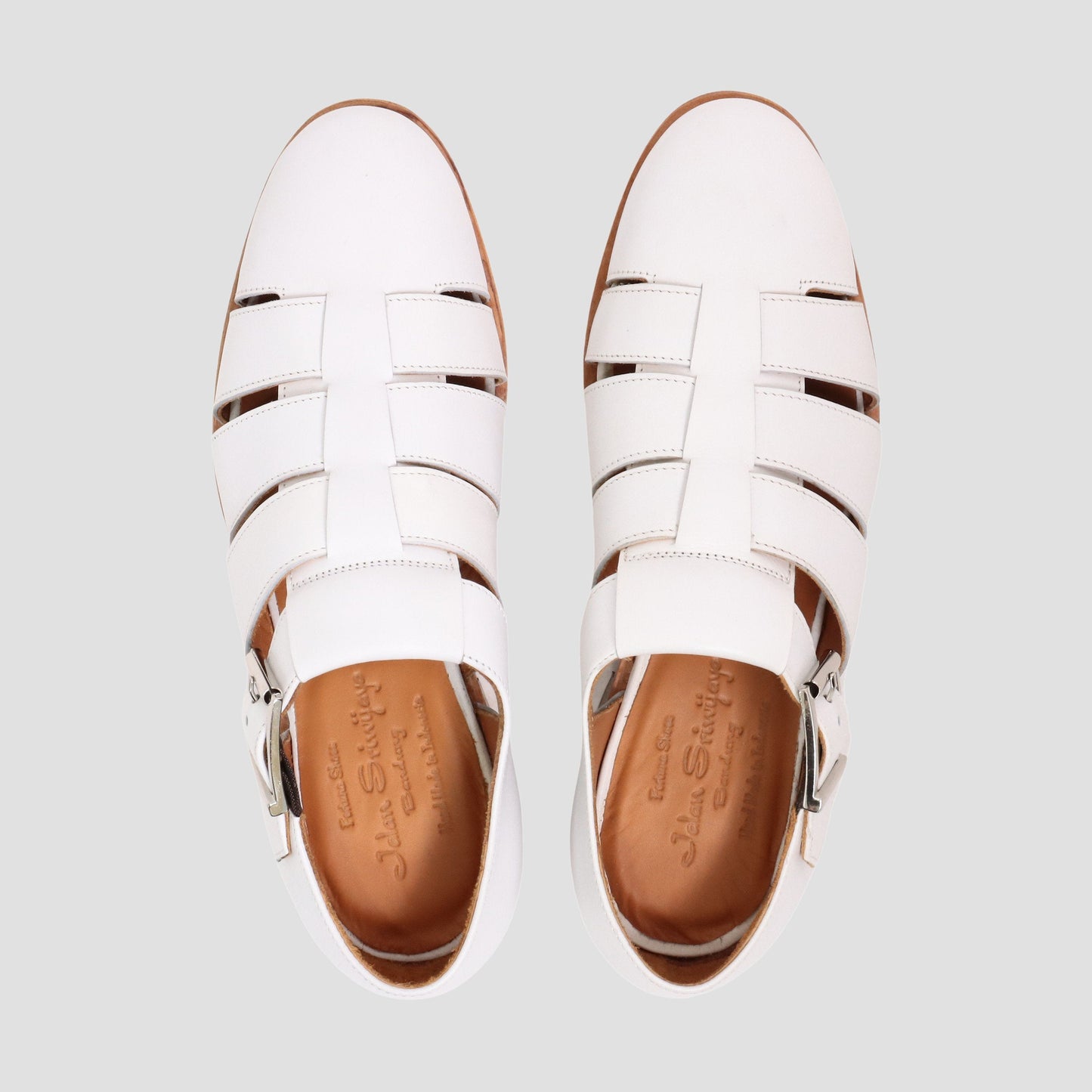 98850 / CALF / WHITE / LEATHER SOLE / UK3.0(22.0cm)