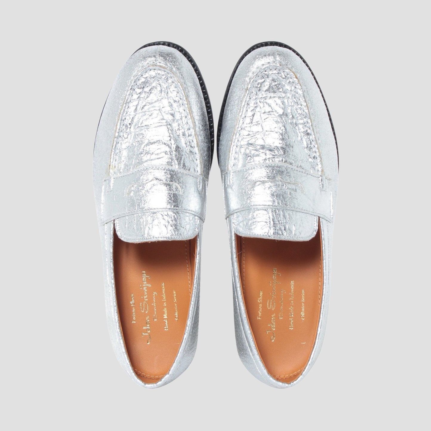 98998 / PINATEX / SILVER / LEATHERSOLE / UK6.5(25.5cm)
