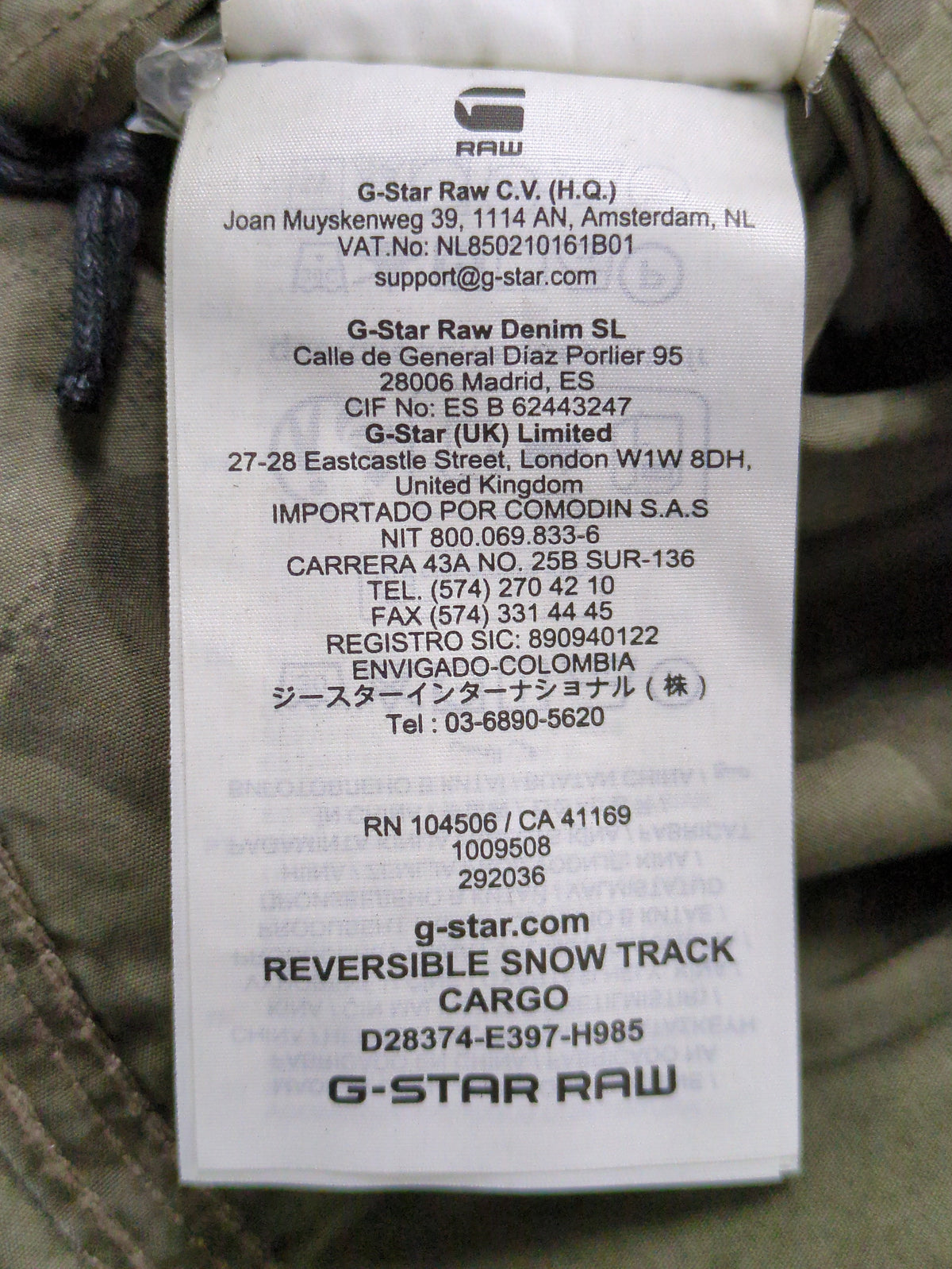 Reversible Snow Track Cargo