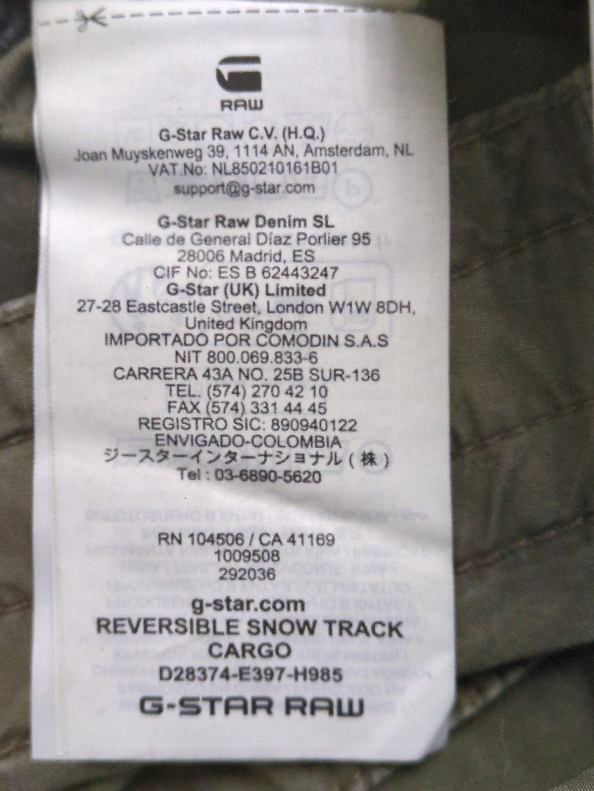 Reversible Snow Track Cargo