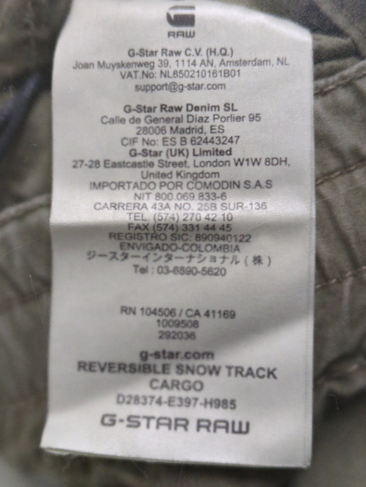 Reversible Snow Track Cargo