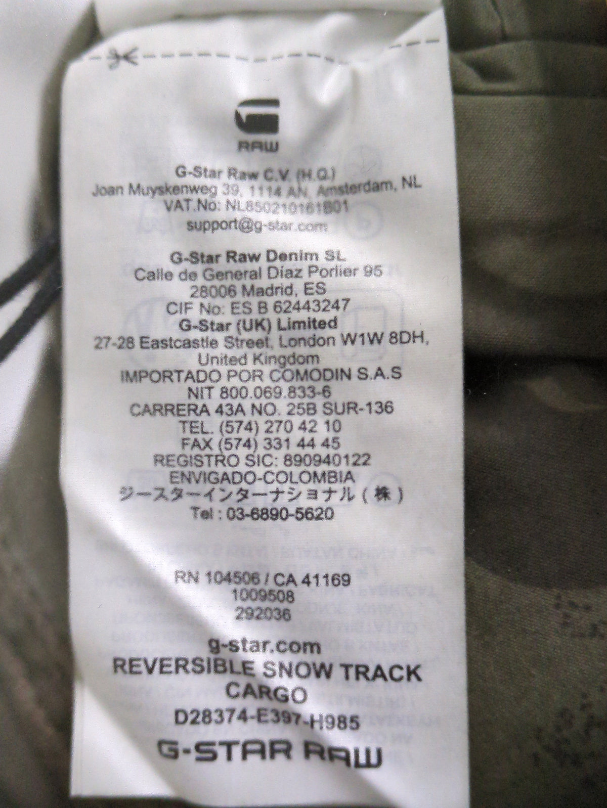 Reversible Snow Track Cargo