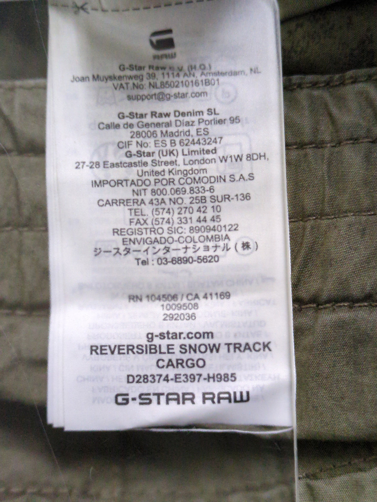 Reversible Snow Track Cargo