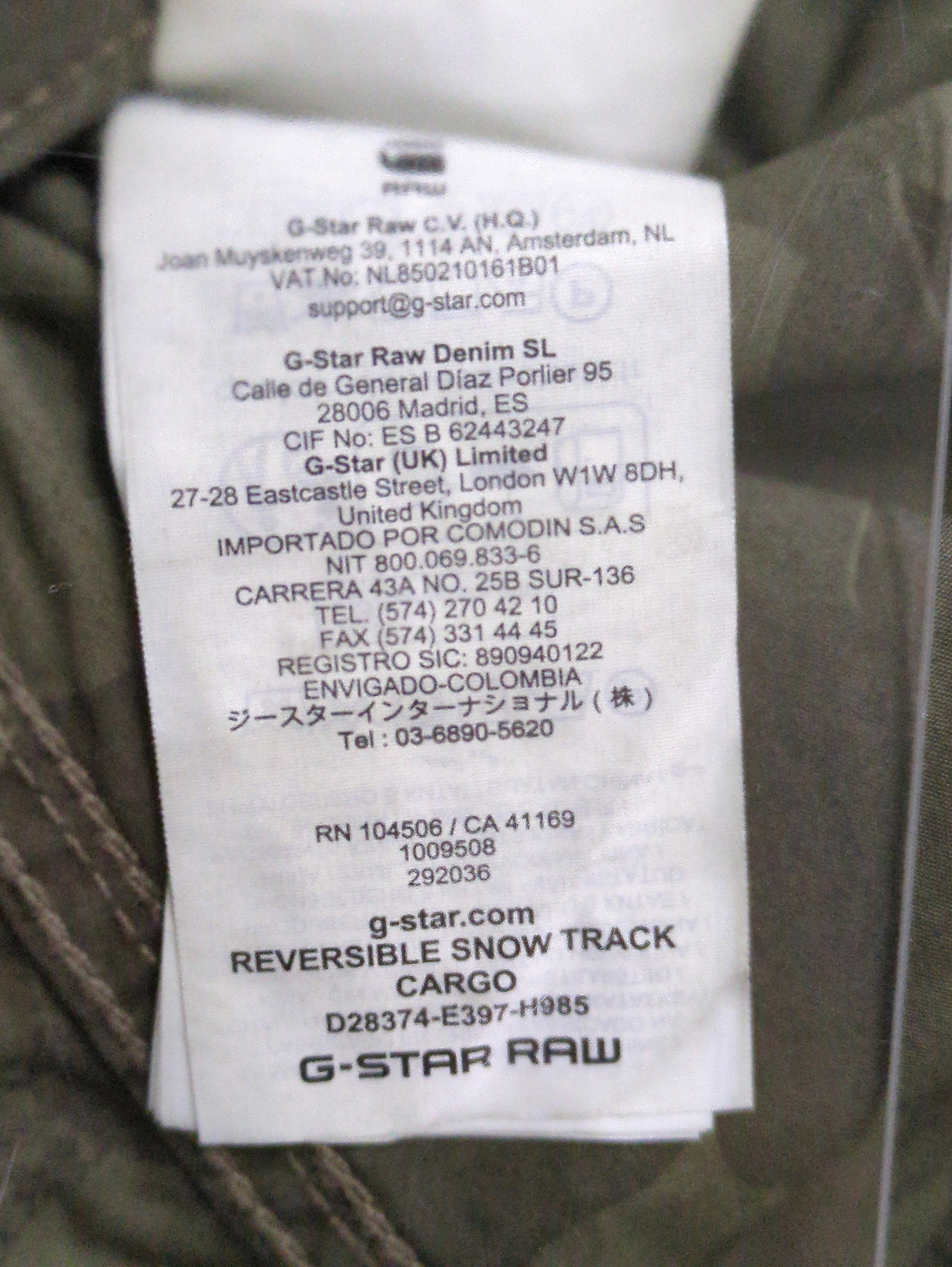 Reversible Snow Track Cargo