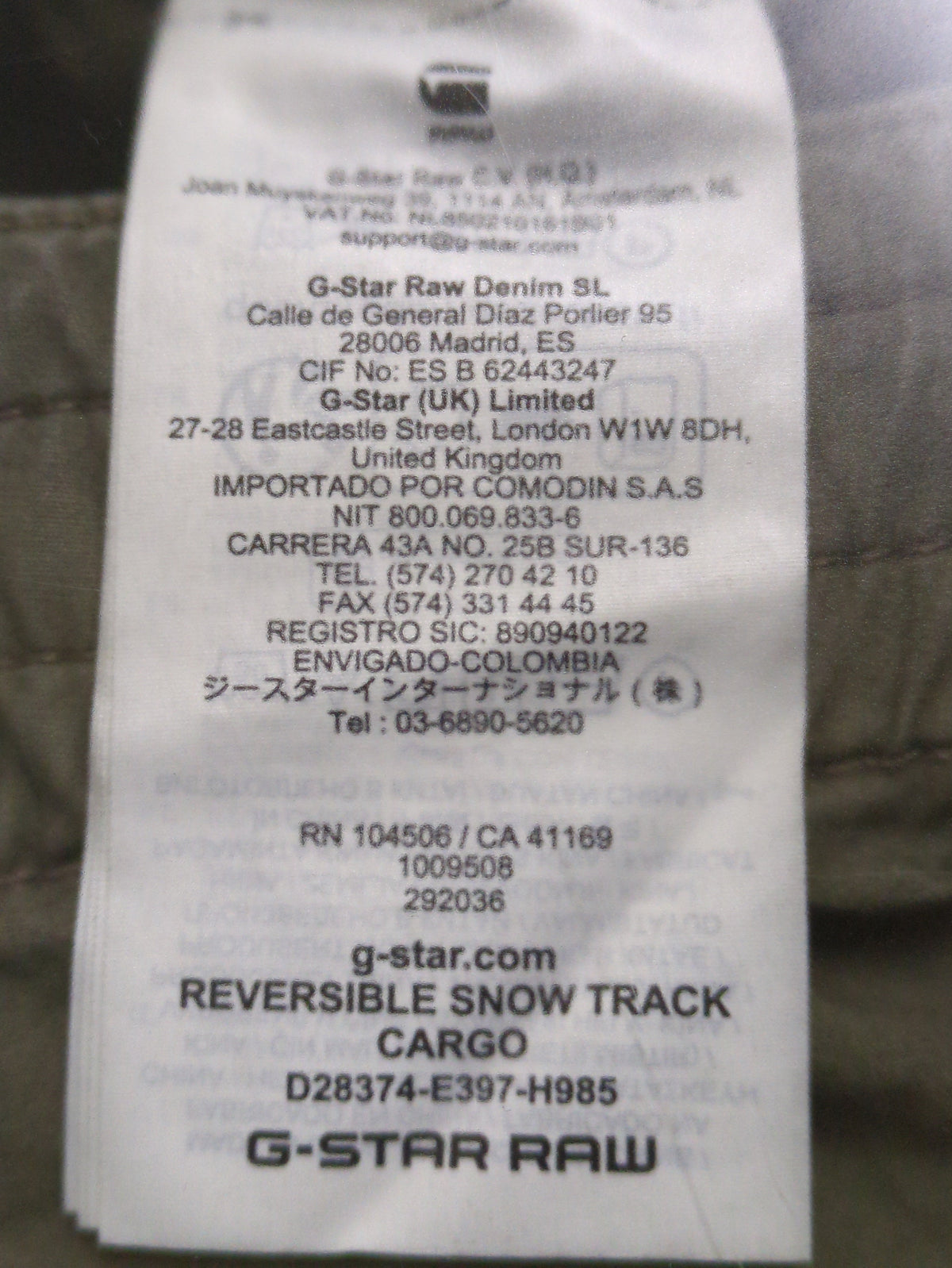 Reversible Snow Track Cargo