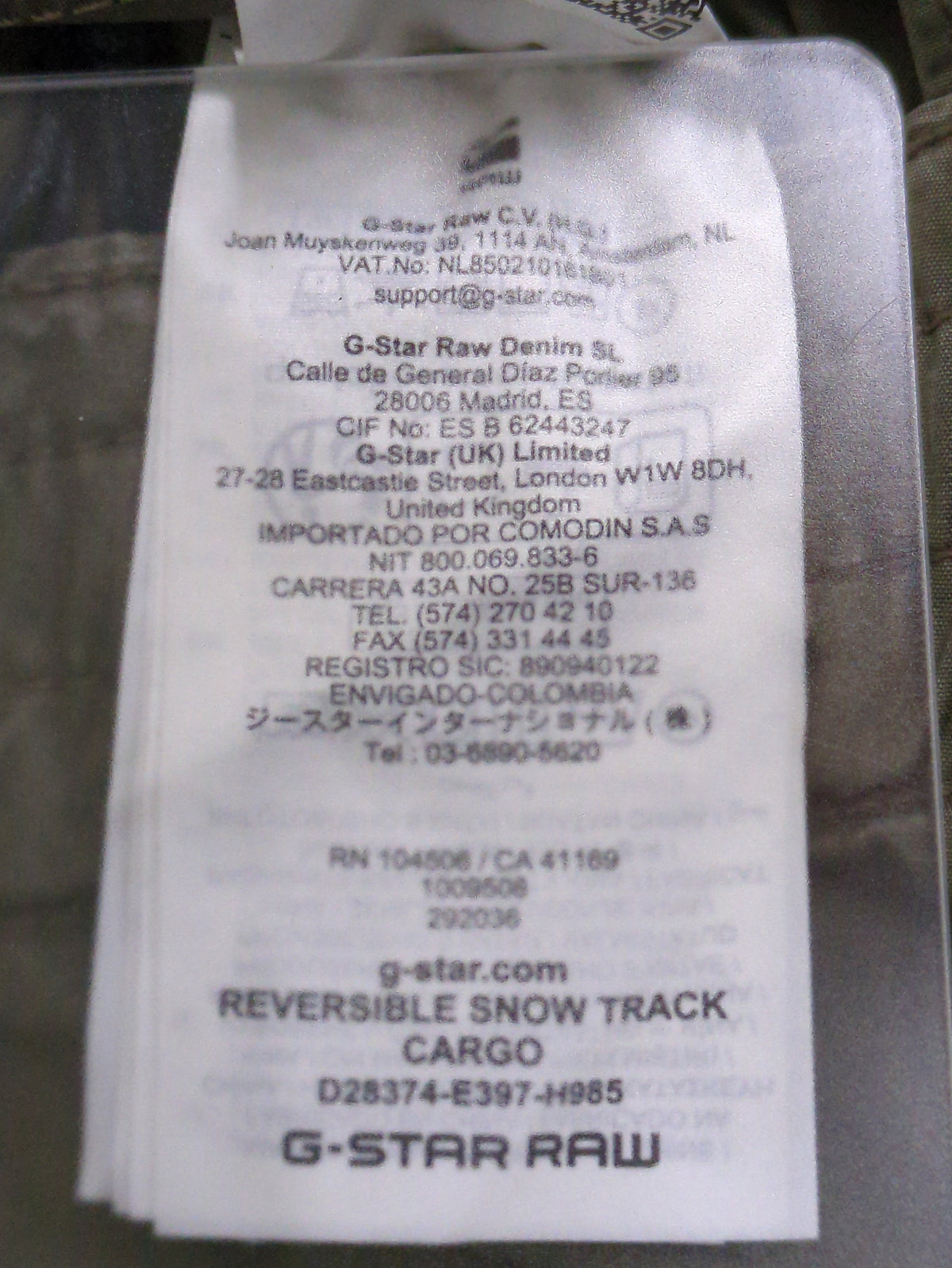 Reversible Snow Track Cargo