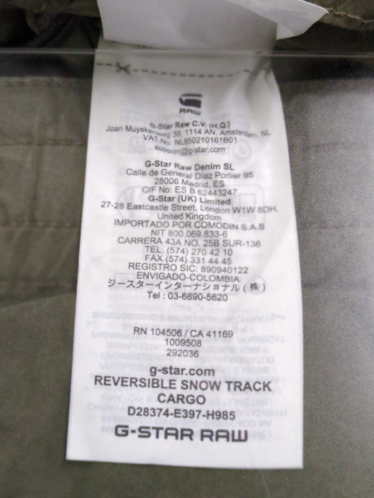 Reversible Snow Track Cargo