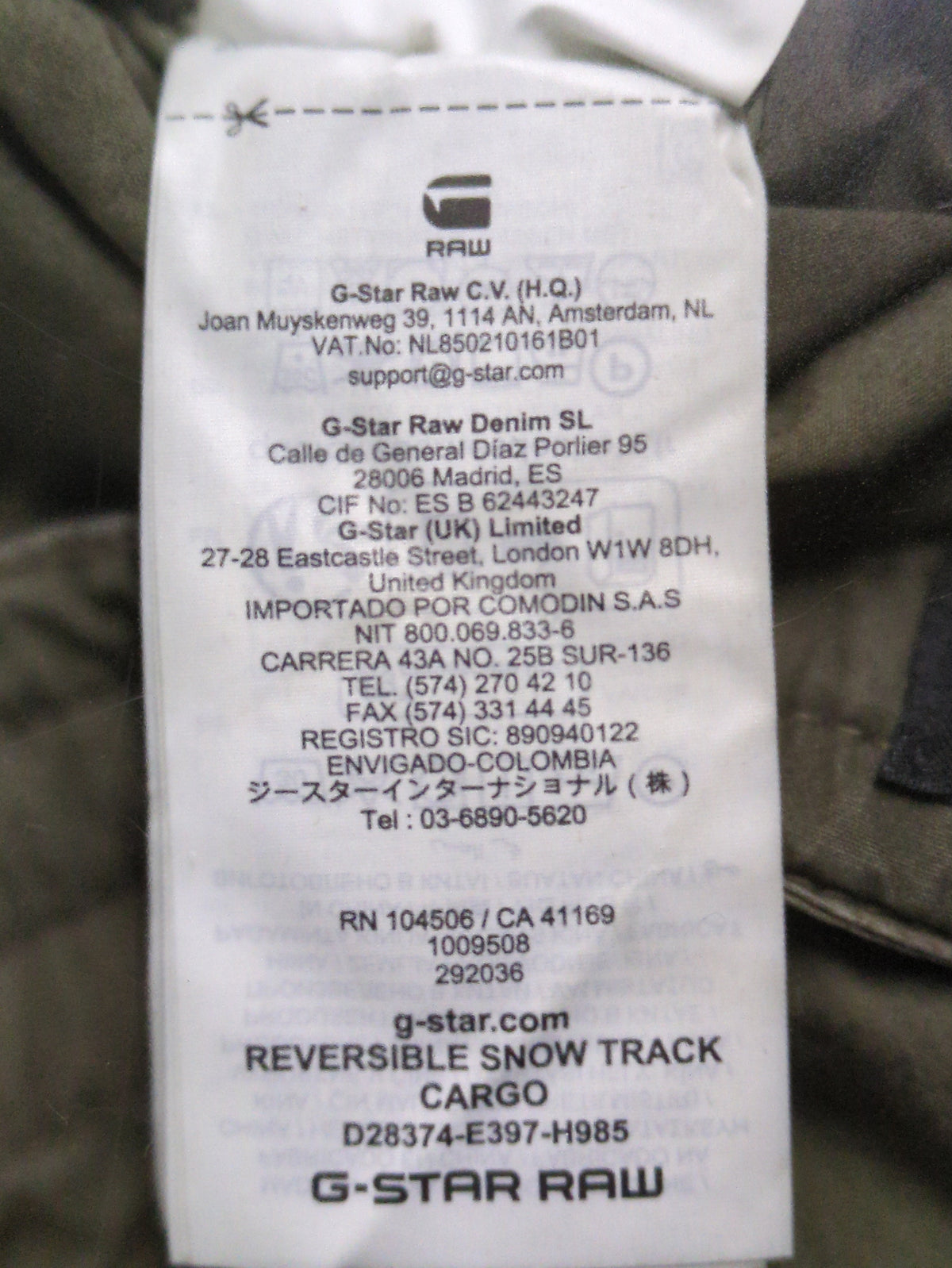 Reversible Snow Track Cargo