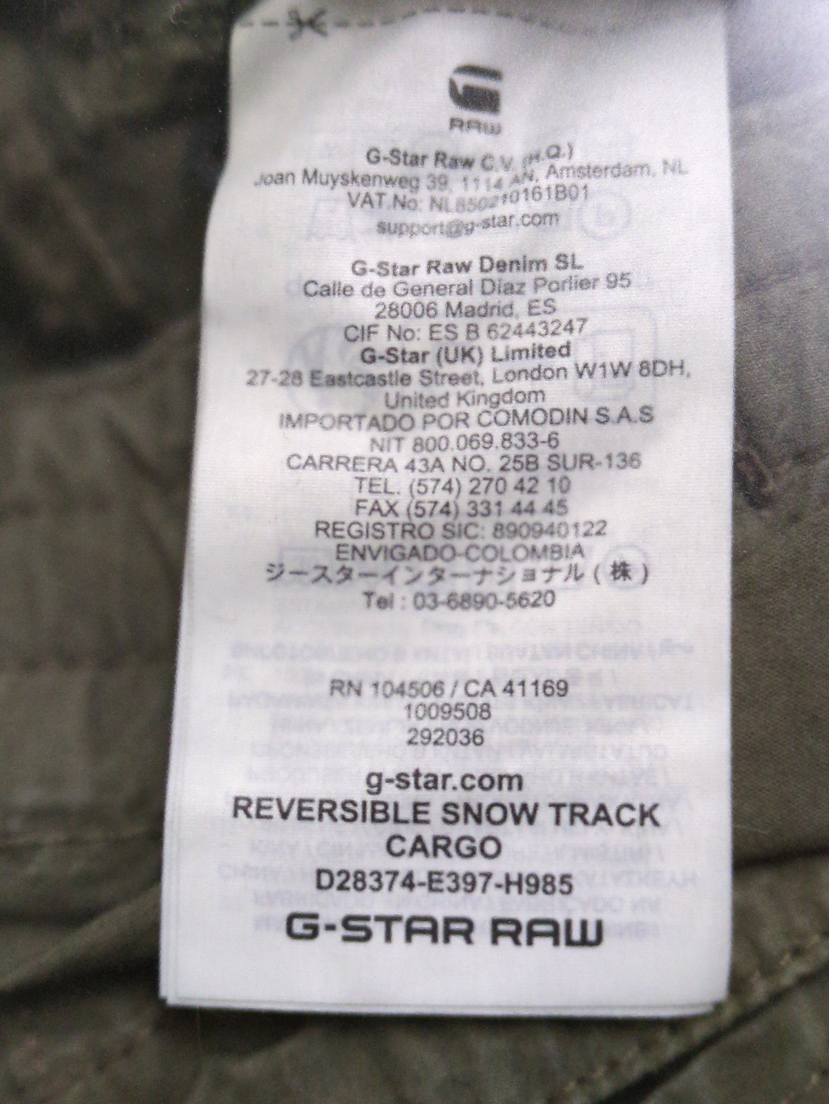 Reversible Snow Track Cargo