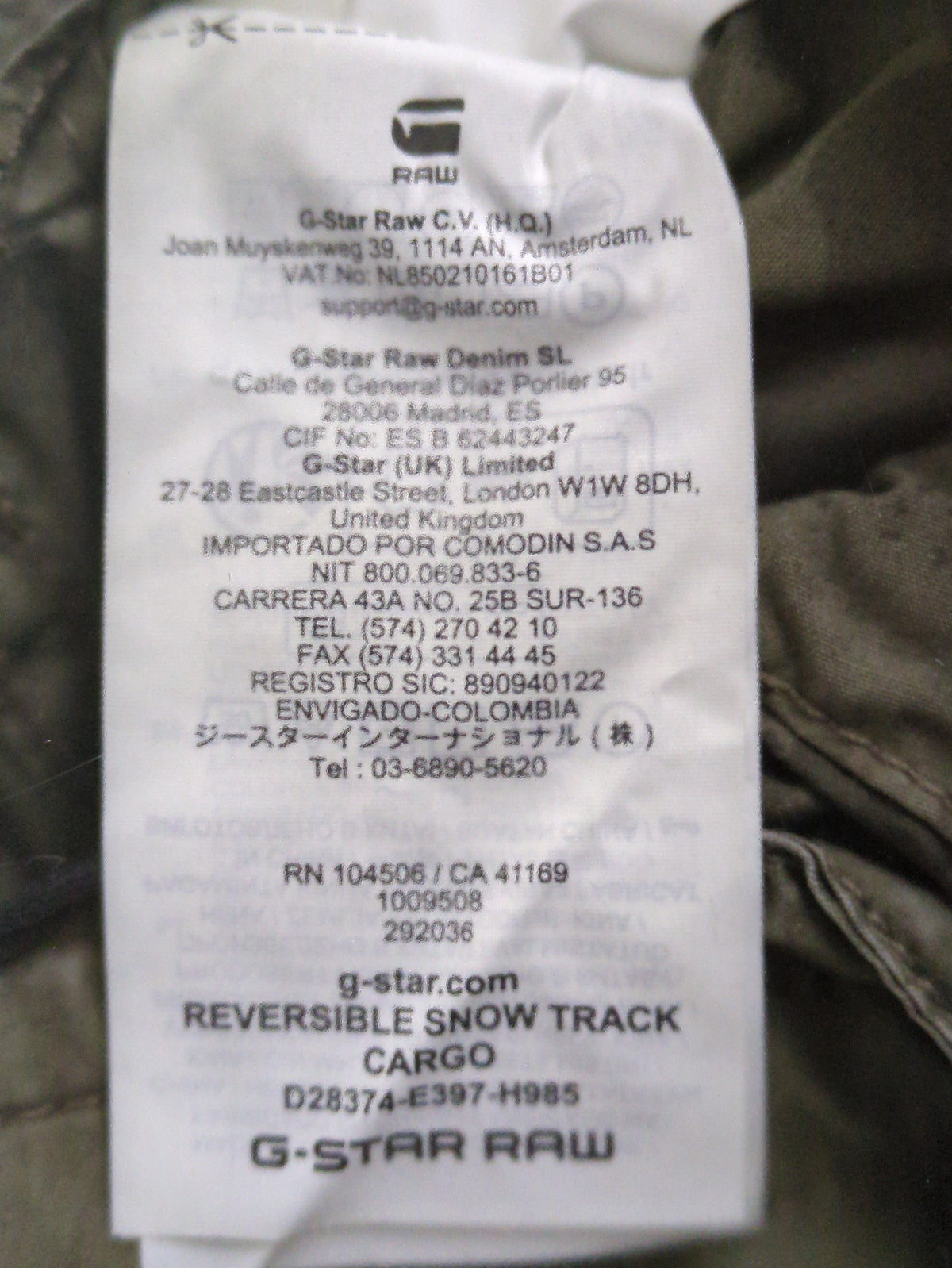 Reversible Snow Track Cargo
