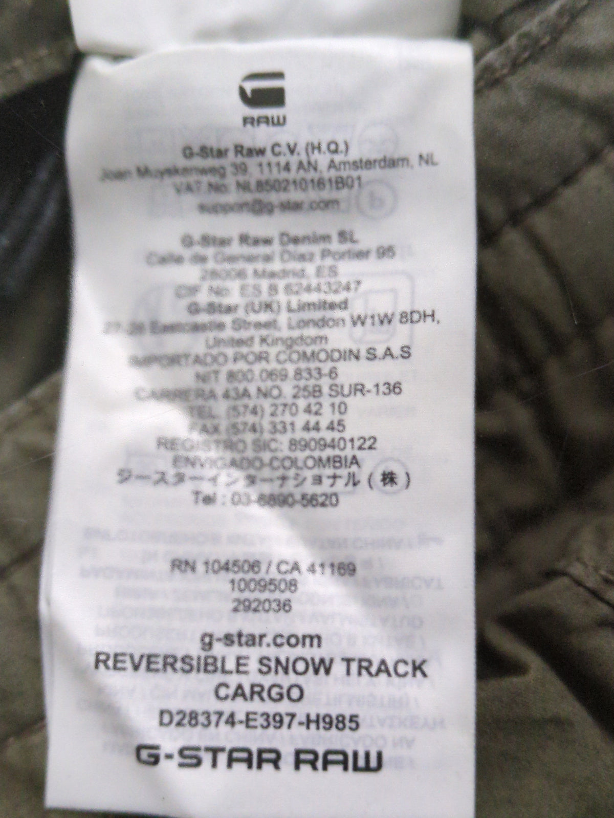 Reversible Snow Track Cargo