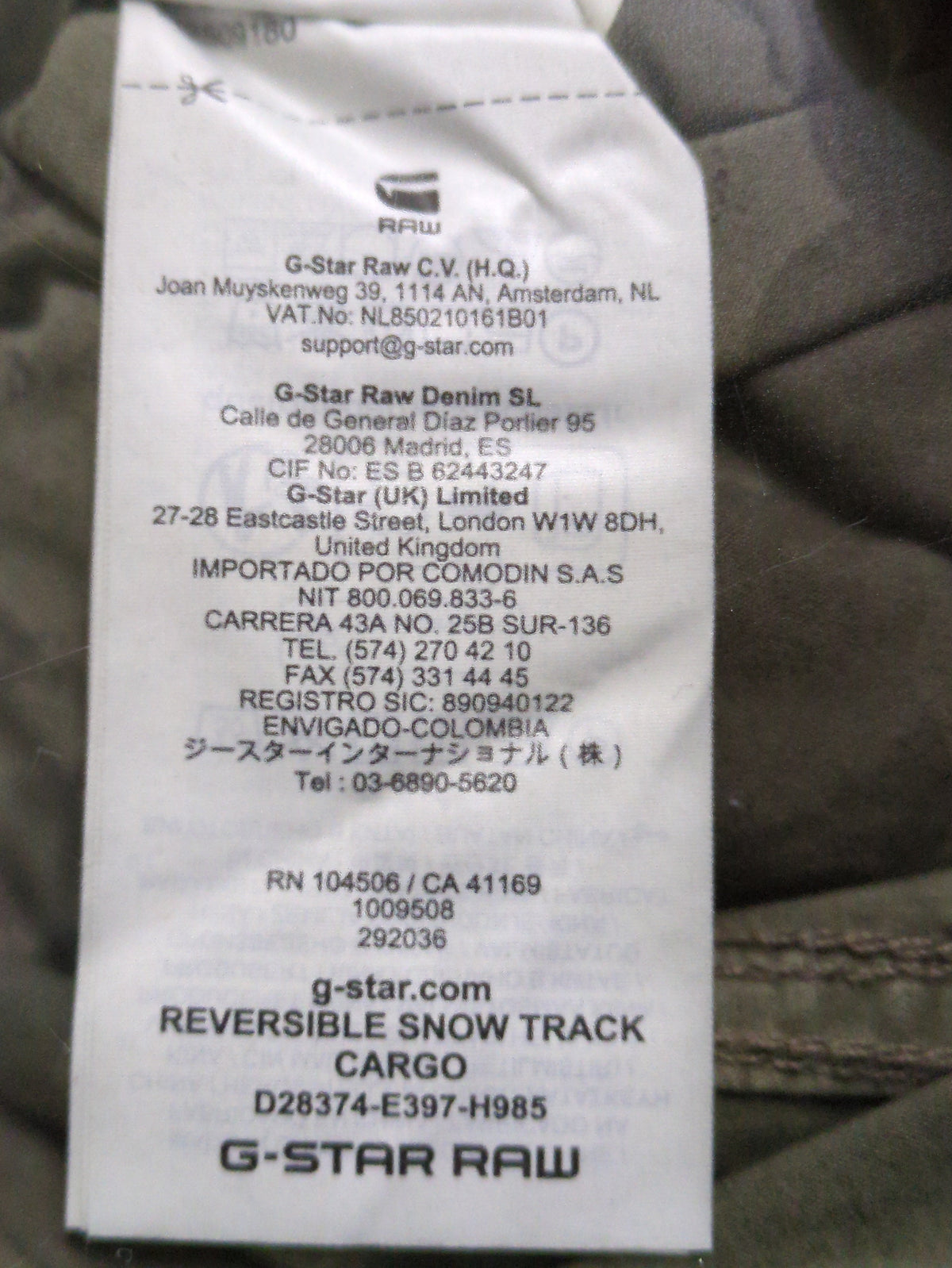 Reversible Snow Track Cargo