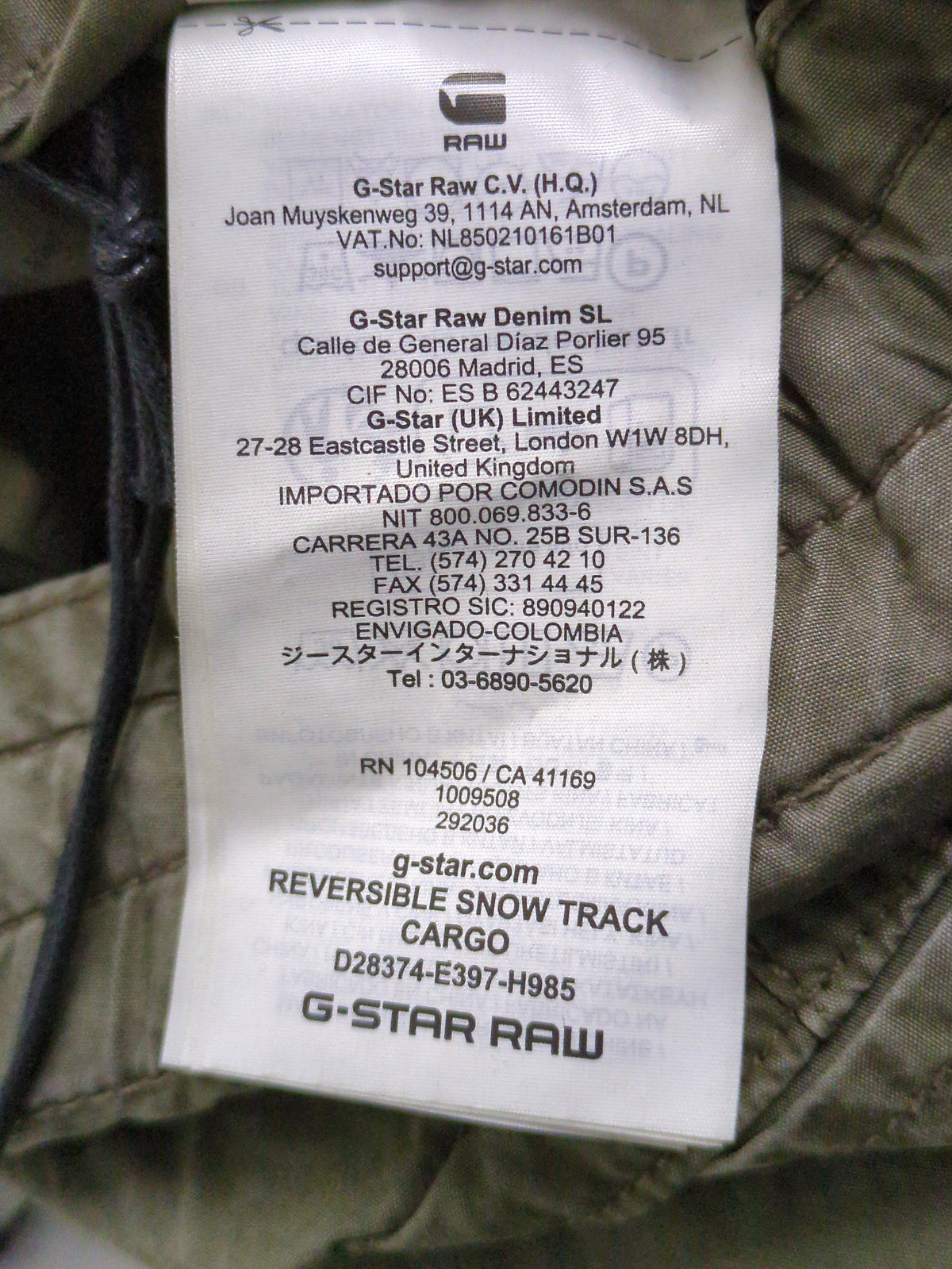 Reversible Snow Track Cargo