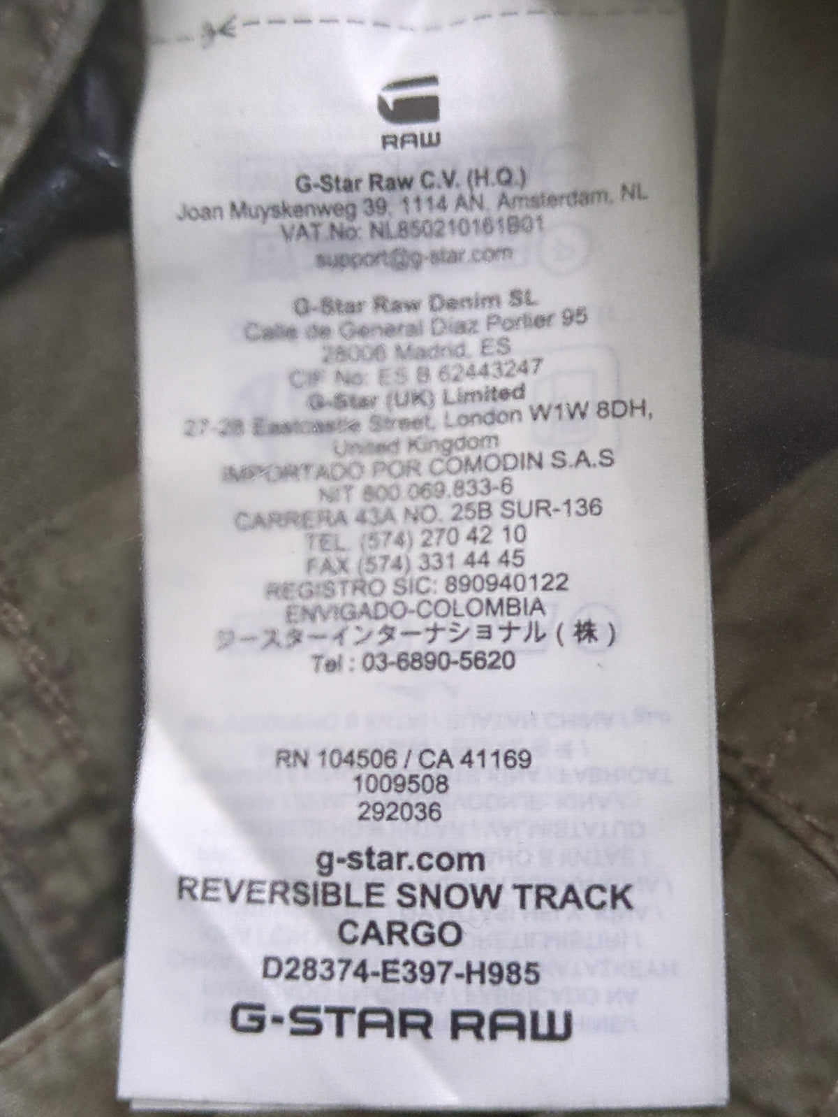 Reversible Snow Track Cargo