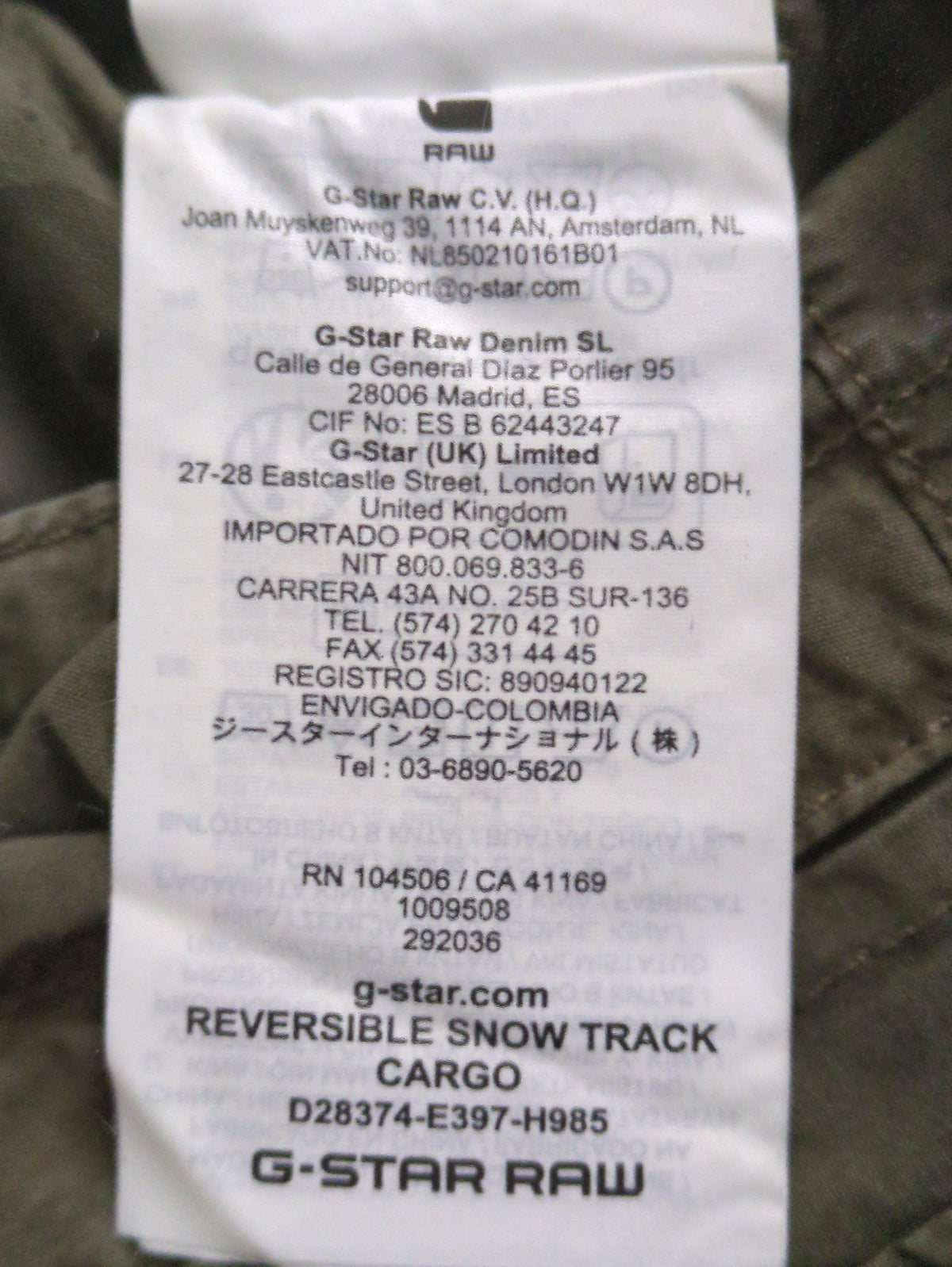 Reversible Snow Track Cargo