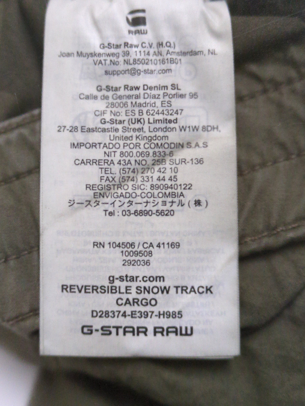 Reversible Snow Track Cargo